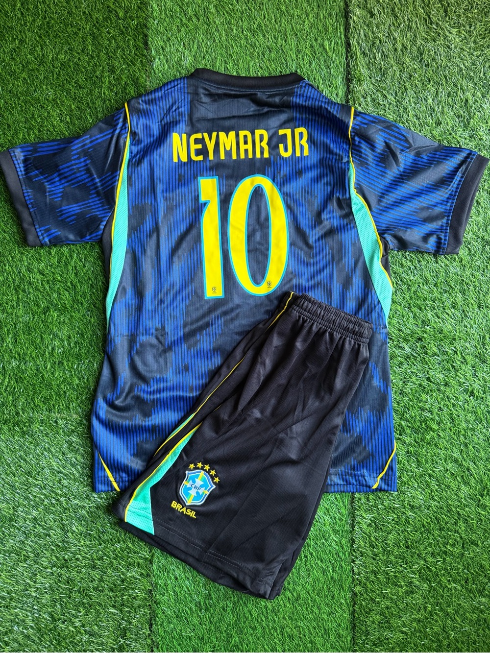 Neymar Brasil jersey kids set